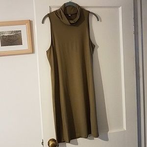 Olive green dress
